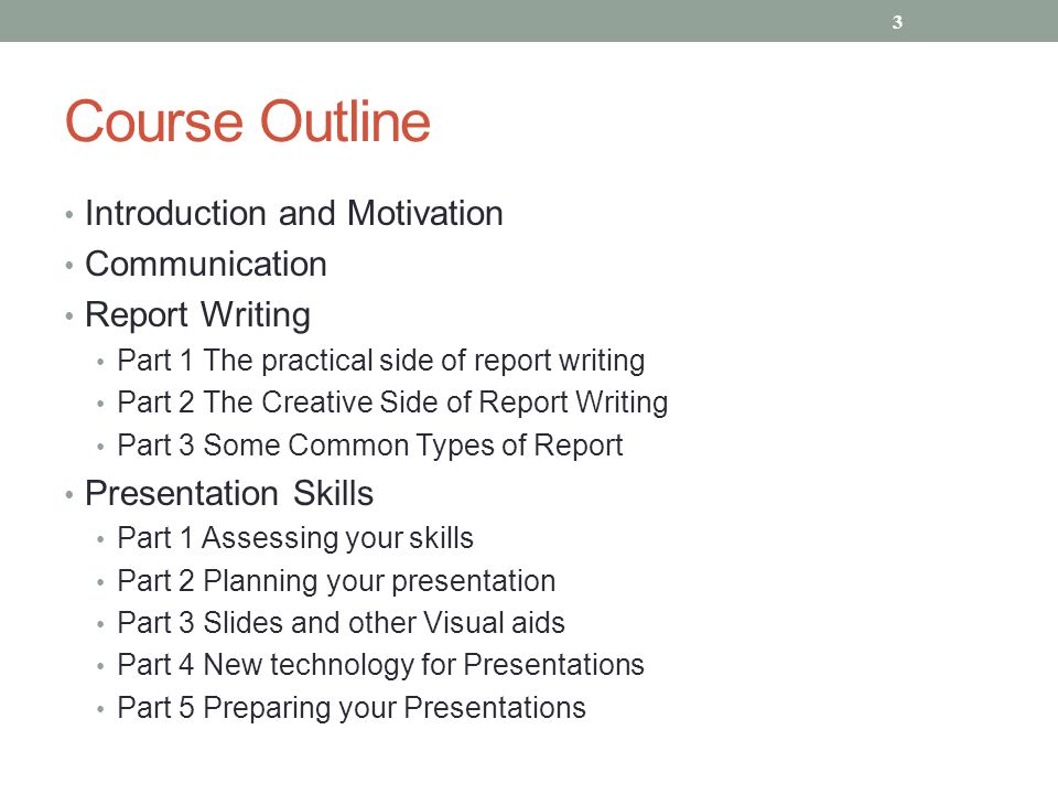 Report writing skills course online
